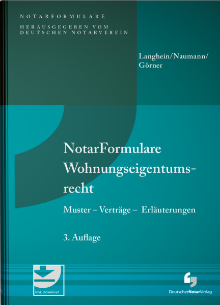 NotarFormulare Wohnungseigentumsrecht